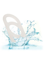 CalExotics Alpha Liquid Silicone Commander Ring White