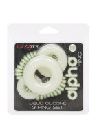 CalExotics Alpha Glow-In-The-Dark Liquid Silicone 3 Ring...