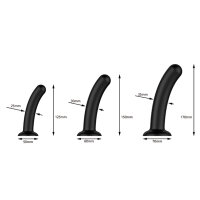 Nexus - Dilator Set Silikon Anal Dildos (S,M,L) Schwarz