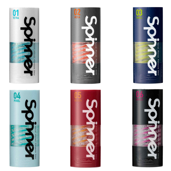 TENGA Spinner 6er Set (Tetra/Hexa/Shell/Pixel/Beads/Brick)
