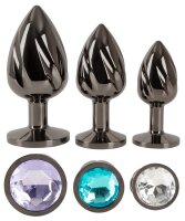 ANOS Metal Butt Plug Set Diamo