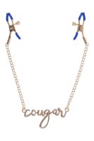 Sportsheets Cougar Nippel Klemmen gold/blau