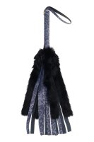 Sportsheets Cougar Kunstpelz Flogger marine-blau