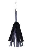 Sportsheets Cougar Kunstpelz Flogger marine-blau