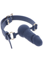 Taboom Silicone Penis Ball Gag blue