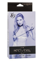 CalExotics Nocturnal Collection Halsband und Leine schwarz