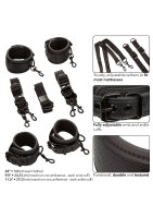CalExotics Nocturnal Collection Bed Restraints black