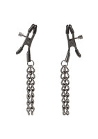 CalExotics Euphoria Collection nipple clamps with chain...