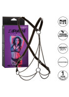 CalExotics Euphoria Collection Plus Size Multi Chain Harness Black