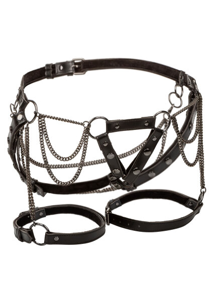 CalExotics Euphoria Collection Thigh Harness With Chains black