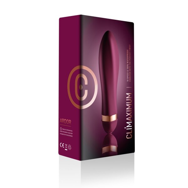 Rocks-Off Vibrator Climaximum Ardor Burgundy Lila