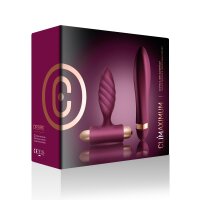 Rocks-Off Vibrator Set Climaximum Desire Burgundy Purple