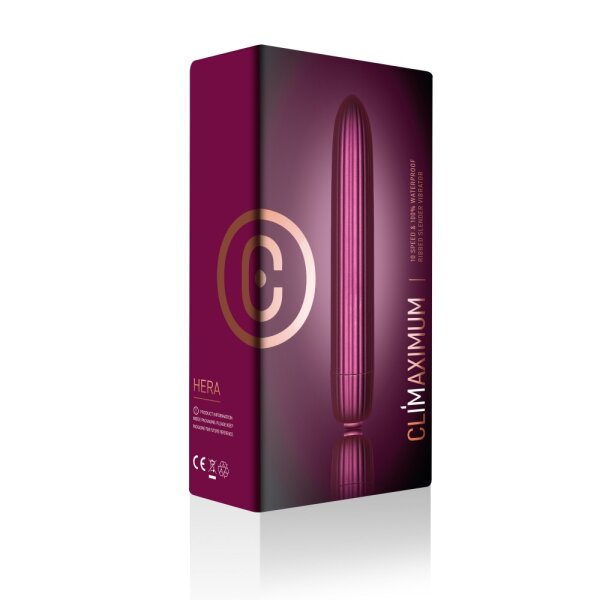 Rocks-Off Vibrator Climaximum Hera Burgundy Purple