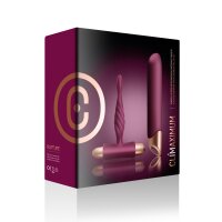 Rocks-Off Vibrator Set Climaximum Rapture Burgundy Purple