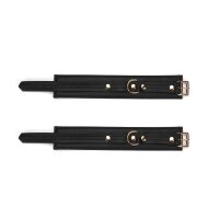 Liebe Seele ankle cuffs vegan leather black