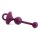 Rends LEmbellir Anal Plug Series Double Pearl 12,5 cm Purple