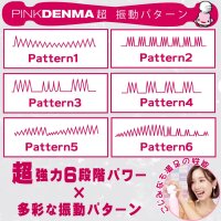 SSI-Japan Pink Denma Super Wandvibrator Weiß/Rosa