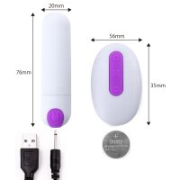 SSI-Japan Docodemo Wireless Vibro-Ei Weiß/Lila