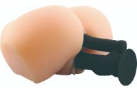 Yuira Pleasure Lab Twin Dildo mit Vibro Ei Schwarz