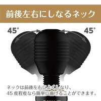 Yuira Kiwami Ten Jet Wand Vibrator Black