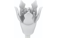 Yuira Kiwami Ten Rotore Pino Vibrator Weiß 140 mm