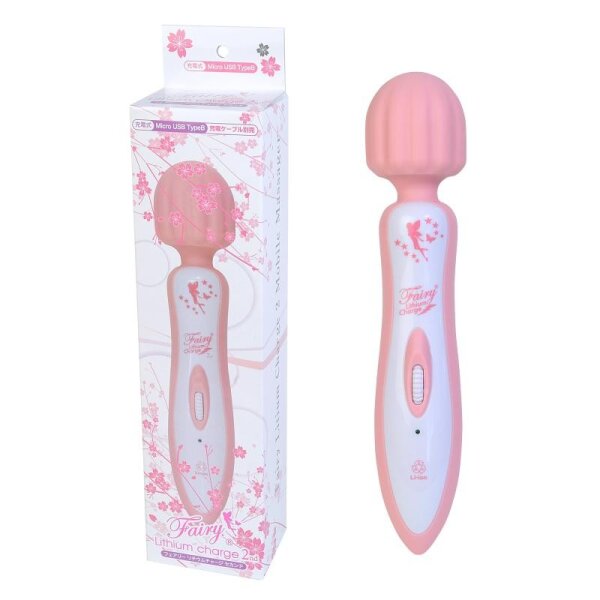 Fairy Electric 2nd Wand Vibrator White/Pink 20,8 cm