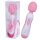 Fairy New Fairy Grace Wand Vibrator Weiß/Rosa 23 cm