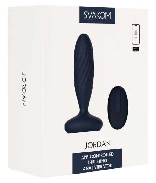 Svakom Jordan Navy Blue Anal Vibrator 12 cm