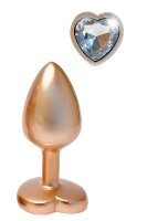 Gleaming Love Pearl Gold Plug Small 2,7 cm