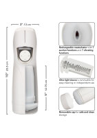 CalExotics Lifelike Pulsar Stroker White