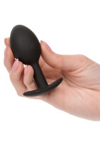 CalExotics Weighted Silicone Plug Black 3,25 cm