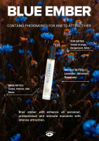 Eye of Love Blue Ember Pheromone Perfume “Attract Her” 10 ml