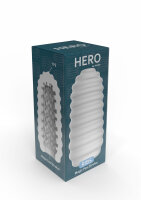 ToyJoy Hero Medium Masturbator Ribs White