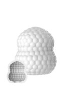 ToyJoy Hero Mini Masturbator Block White