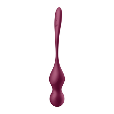 Satisfyer Love Birds Vary - Connect App Pelvic Floor Training - Wine Red
