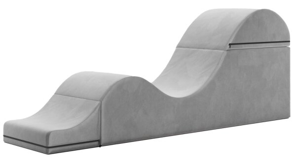 Liberator Aria Flip Chaise upholstered bench Gray