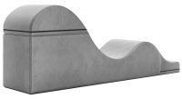 Liberator Aria Flip Chaise upholstered bench Gray