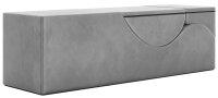 Liberator Aria Flip Chaise upholstered bench Gray