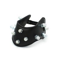 Kiotos Leather Padded Collar Spikey Nuts