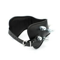 Kiotos Leather Padded Collar Spikey Nuts