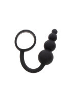 ToyJoy Manpower Anal Plug & Cock Ring Black