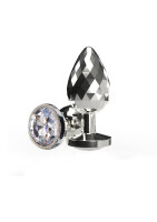 ToyJoy Anal Play Disco Diamond Plug Small Silver 2,7 cm