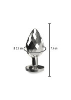 ToyJoy Anal Play Disco Diamond Plug Small Silver 2,7 cm
