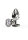 ToyJoy Anal Play Disco Diamond Plug Small Silver 2,7 cm
