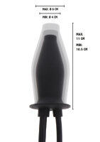 Hidden Desire Extreme Inflatable Lubricating Plug Black