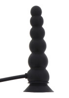 Hidden Desire Extreme Inflatable Suction Base Plug - Expert Black