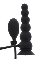 Hidden Desire Extreme Inflatable Suction Base Plug - Expert Black