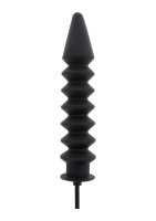 Hidden Desire Extreme Inflatable Suction Base Plug - Expert Black