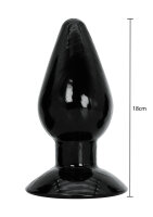 Hidden Desire Buttplug XL 7 cm Black