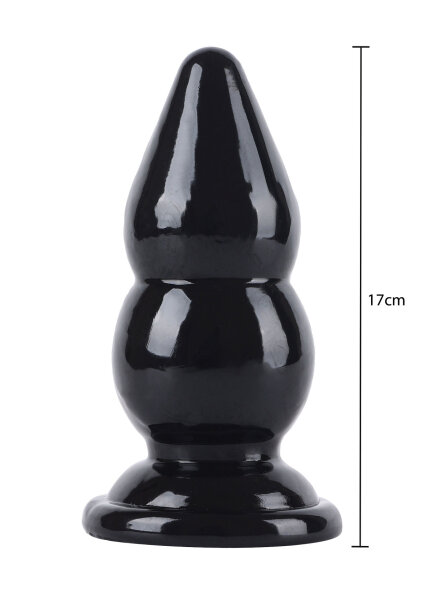 Hidden Desire Buttplug Balls Large 6 cm Black